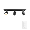 Philips Hue Runner Opbouwspot | Zwart | 3 spots | White Ambiance | incl. dimmer switch  LPH03711 - 2