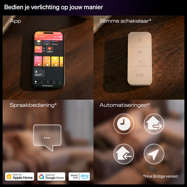 Philips Hue Slimme E14 led lamp | Kaars C39 | White Ambiance | Zigbee | 3.7W | 2 stuks LPH05061 - 9