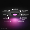 Philips Hue Slimme LED Downlight | Rond | Ø 9 cm | IP44 | White & Color Ambiance | Zwart | Zigbee | 8.3W | 3 stuks LPH05052 - 2
