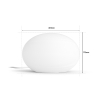 Philips Hue Slimme tafellamp E27 | Flourish | Rond | White & Color Ambiance | Zigbee | Antraciet | 6W LPH04754 - 5
