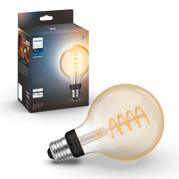 Philips Hue Smart lamp E27 | Globe G93 | Goud | White Ambiance | Zigbee | 7W (45W) LPH02737 - 1