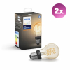 Philips Hue Smart lamp E27 | Peer A60 | Goud | White | Zigbee | 7W (45W) | 2 stuks LPH04667 - 1