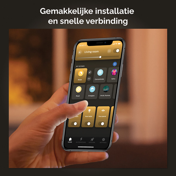 Philips Hue Smart lamp E27 | Peer A60 | Goud | White Ambiance | Zigbee | 7W (45W) | 3 stuks LPH03644 - 8