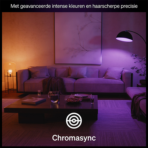 Philips Hue Smart lamp E27 | Peer A60 | Mat | White & Color Ambiance | Zigbee | 2 stuks LPH04283 - 6
