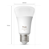 Philips Hue Smart lamp E27 | Peer A60 | Mat | White & Color Ambiance | Zigbee | 2 stuks LPH04285 - 2