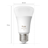 Philips Hue Smart lamp E27 | Peer A60 | Mat | White & Color Ambiance | Zigbee | 8.1W (75W) | 2 stuks LPH04283 - 2