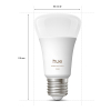 Philips Hue Smart lamp E27 | Peer A60 | Mat | White & Color Ambiance | Zigbee | 8.1W (75W) LPH04282 - 2