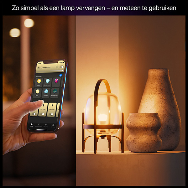 Philips Hue Smart lamp E27 | Peer A60 | Mat | White Ambiance | Zigbee | 6W (60W) | 2 stuks LPH04281 - 7