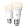 Philips Hue Smart lamp E27 | White | 1100 lumen | 9.5W | 2 stuks  LPH02729 - 2
