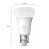 Philips Hue Smart lamp E27 | White | 1100 lumen | 9.5W | 2 stuks  LPH02729 - 3