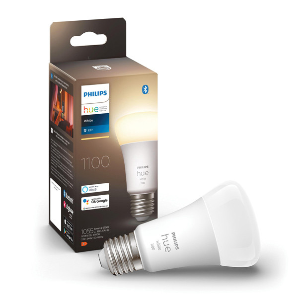 Philips Hue Smart lamp E27 | White | 1100 lumen | 9.5W  LPH02728 - 1