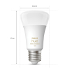 Philips Hue Smart lamp E27 | White Ambiance | 1100 lumen | 8W | 2 stuks  LPH02718 - 3