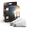 Philips Hue Smart lamp E27 | White Ambiance | 1100 lumen | 8W | 2 stuks