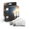 Philips Hue Smart lamp E27 | White Ambiance | 800 lumen | 6W | 2 stuks  LPH02716 - 1