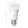 Philips Hue Smart lamp E27 | White en Color Ambiance | 1100 lumen | 9W | 2 stuks  LPH02708 - 3