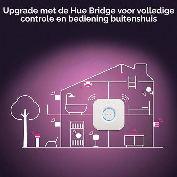 Philips Hue Smart lamp E27 | White en Color Ambiance | 1100 lumen | 9W | 2 stuks  LPH02708 - 8