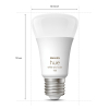 Philips Hue Smart lamp E27 | White en Color Ambiance | 1600 lumen | 13.5W  LPH02709 - 3
