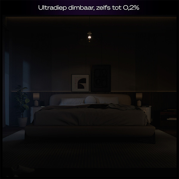 Philips Hue Smart lamp E27 starterkit | Peer A60 | Mat | White & Color Ambiance | Zigbee | 8.1W LPH04297 - 4