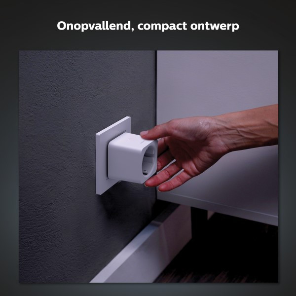 Philips Hue Smart plug | Max. 2300W | Zigbee | IP20 | Wit (NL) | 3 stuks LPH03699 - 6