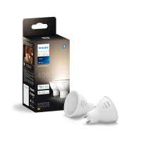 Philips Hue Spot GU10 | White | 400 lumen | 4.2W | 2 stuks  LPH03694