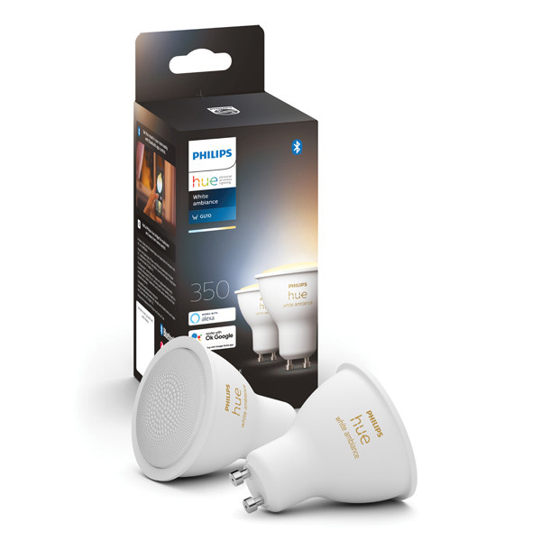 Philips Hue Spot GU10 | White Ambiance | 350 lumen | 4.3W | 2 stuks  LPH02714 - 1