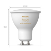 Philips Hue Spot GU10 | White Ambiance | 350 lumen | 4.3W | 3 stuks  LPH02715 - 3