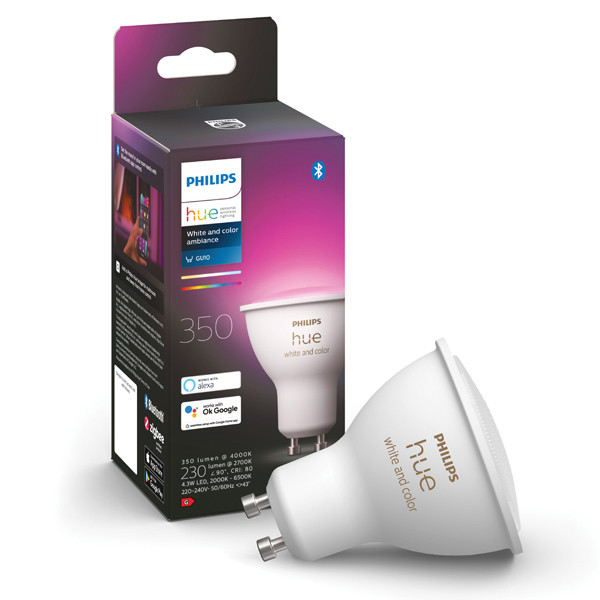 Philips Hue Spot GU10 | White en Color Ambiance | 350 lumen | 4.3W  LPH02702 - 1