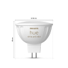 Philips Hue Spot GU5.3 | MR16 | White & Color Ambiance | 400 lumen | 6.3W | 2 stuks  LPH03369 - 2