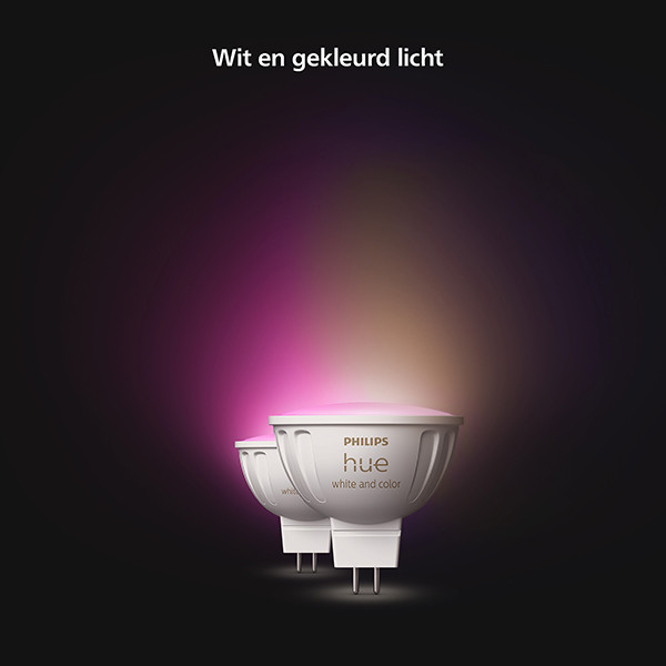 Philips Hue Spot GU5.3 | MR16 | White & Color Ambiance | 400 lumen | 6.3W | 2 stuks  LPH03369 - 4