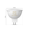 Philips Hue Spot GU5.3 | MR16 | White Ambiance | 400 lumen | 5.1W | 2 stuks  LPH03371 - 2