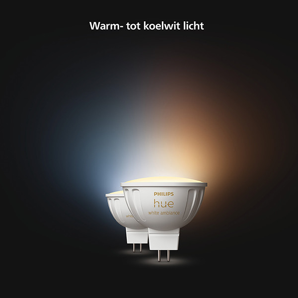 Philips Hue Spot GU5.3 | MR16 | White Ambiance | 400 lumen | 5.1W | 2 stuks  LPH03371 - 4