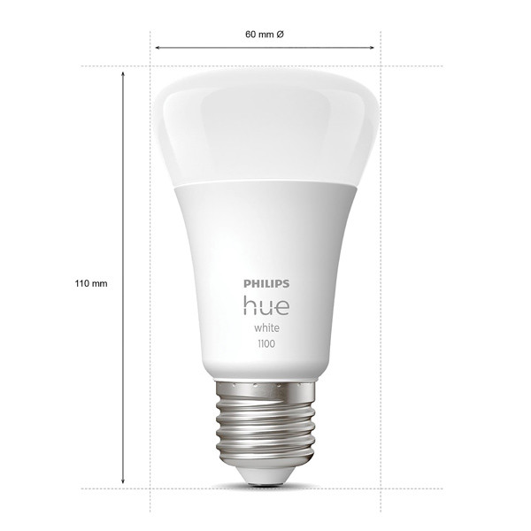 Philips Hue Starter Kit E27 | White | 3 lampen, 1 dimmer en 1 bridge  LPH02731 - 3