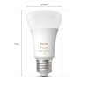Philips Hue Starter Kit E27 | White Ambiance | 2 lampen, 1 dimmer en 1 bridge  LPH03637 - 3