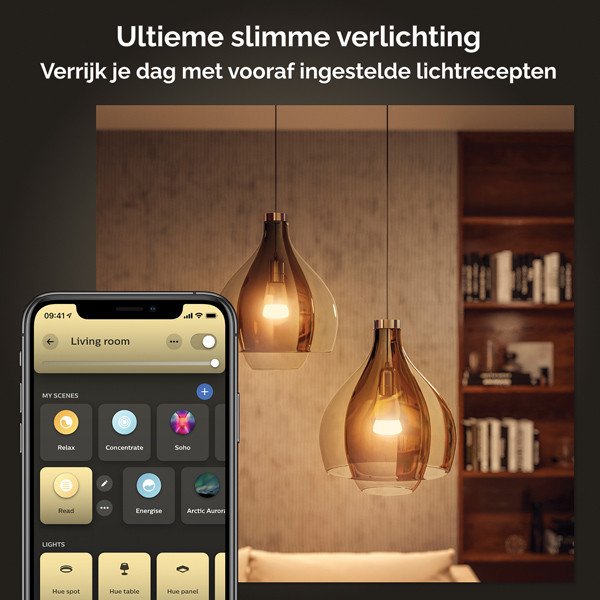 Philips Hue Starter Kit E27 | White Ambiance | 3 lampen, 1 dimmer en 1 bridge  LPH02720 - 4