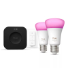 Philips Hue Starter Kit E27 | White en Color Ambiance | 2 lampen, 1 dimmer en 1 bridge LPH05113 - 2
