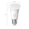 Philips Hue Starter Kit E27 | White en Color Ambiance | 2 lampen en 1 bridge  LPH03635 - 3