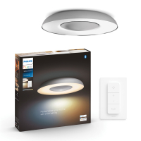 Philips Hue Still Plafondlamp | Aluminium | White Ambiance | incl. dimmer switch  LPH02771