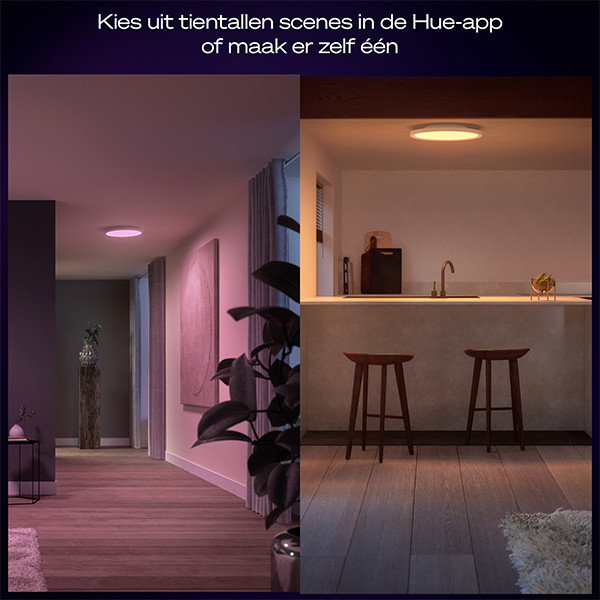 Philips Hue Surimu Plafondlamp | Ø 39.5 cm | White en Color Ambiance | Wit | 40W LPH04127 - 4