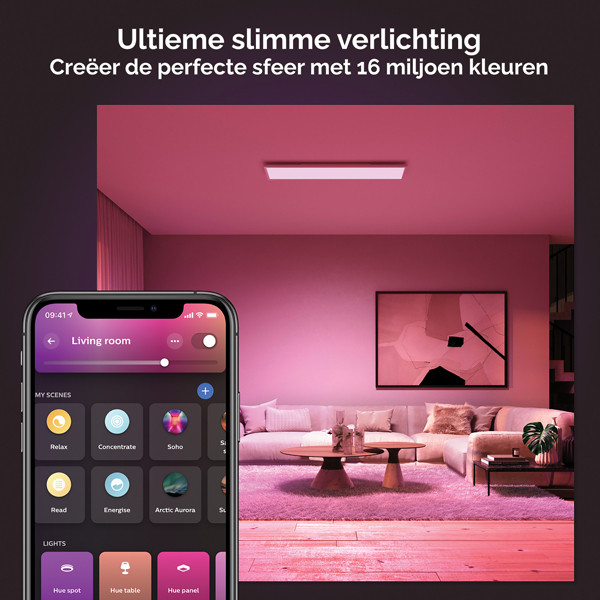 Philips Hue Surimu Plafondlamp | 30x120 cm | White en Color Ambiance  LPH02793 - 4