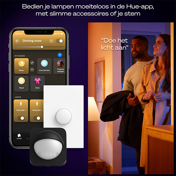 Philips Hue Surimu Plafondlamp | 30x30 cm | White en Color Ambiance | Wit | 25W LPH04130 - 5