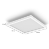 Philips Hue Surimu Plafondlamp | 30x30 cm | White en Color Ambiance | Wit | 25W LPH04130 - 6