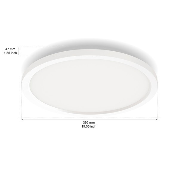 Philips Hue Surimu Plafondlamp Ø 39.5 cm | White en Color Ambiance | Wit | 40W  LPH03360 - 10