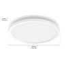 Philips Hue Surimu Plafondlamp Ø 39.5 cm | White en Color Ambiance | Wit | 40W  LPH03360 - 10