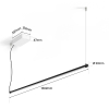 Philips Hue Tube Hanglamp | Signe | 130 cm | White & Color Ambiance | Zigbee | 25W | Zwart LPH05115 - 8