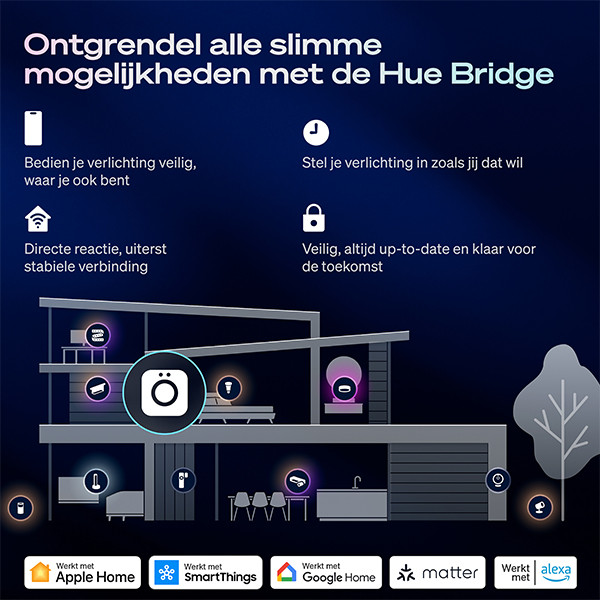 Philips Hue Tube Hanglamp | Signe | 130 cm | White & Color Ambiance | Zigbee | 25W | Zwart LPH05115 - 9