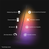 Philips Hue Tube Vloerlamp | Signe Gradient | 179.5 cm | White & Color Ambiance | Zigbee | 20W | Zwart LPH05116 - 2