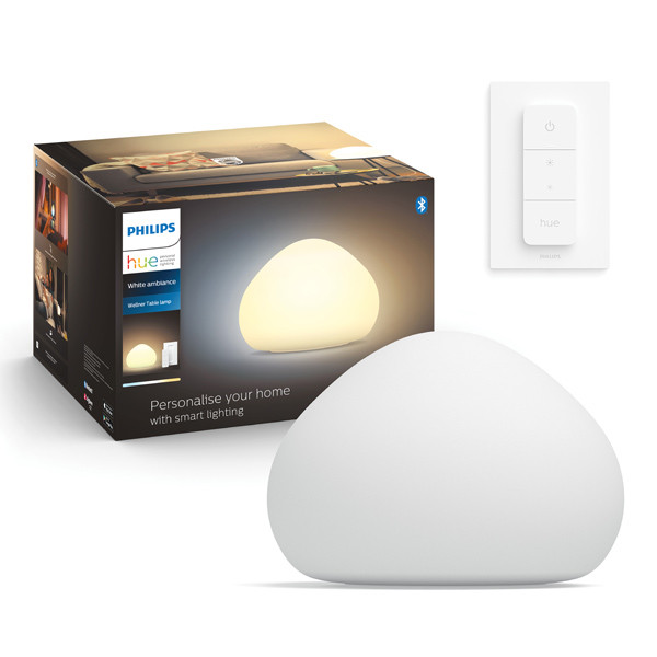 Philips Hue Wellner Tafellamp | Zwart | White Ambiance | incl. dimmer switch  LPH02774 - 1