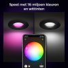 Philips Hue Xamento badkamer inbouwspot | Rond | Zwart | White en Color Ambiance | 1 stuk  LPH02974 - 3