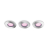 Philips Hue Xamento badkamerinbouwspot | Rond | Chrome | White en Color Ambiance | 4.2W | 3 stuks  LPH03936 - 2