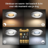 Philips Hue Xamento badkamerinbouwspot | Rond | Chrome | White en Color Ambiance | 4.2W | 3 stuks  LPH03936 - 5